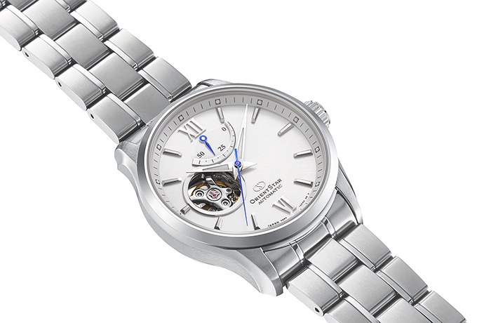 Orient Star: Mecánico Clásico Reloj, Piel de cocodrilo Correa - 39.0mm (DX02002S)