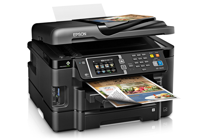 Epson Workforce Wf 3640 All In One Printer Inkjet Printers For Work Epson Canada 9878