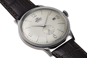 ORIENT: Mechanical Classic Watch, Leather Strap - 40.5mm (RA-AP0003S)