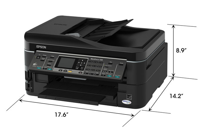 C11CB88201 Epson WorkForce 545 All In One Printer Inkjet Printers   1200Wx1200H