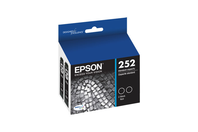 Epson 252  Ink Cartridges, 2 Pack