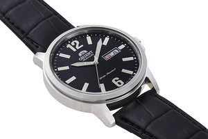 ORIENT: Mechanical Contemporary Watch, Leather Strap - 41.9mm (RA-AA0C04B)
