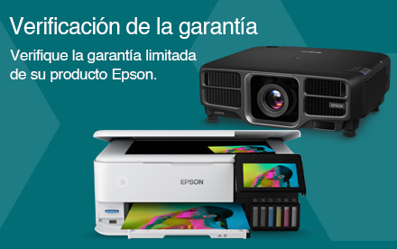 Verificación de la garantía. Verifique la garantía limitada de su producto Epson. 
