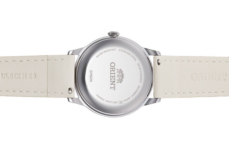 ORIENT: Quartz Classic Watch, Synthetic leather Strap - 38.4mm (RA-WK0005P)