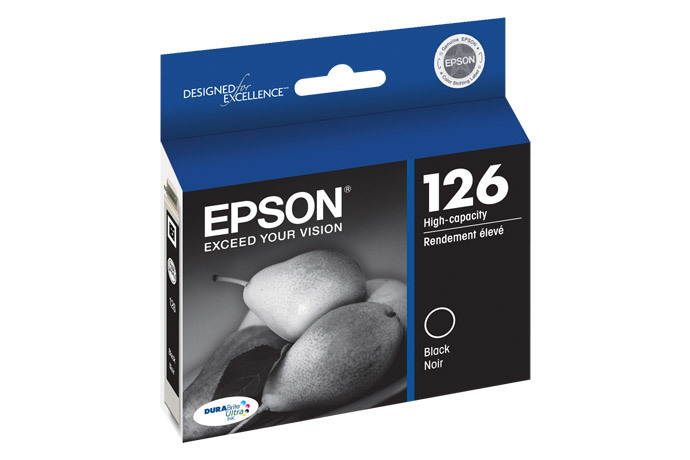 Best before 02/2026) Epson - 126 XL High-Yield Ink Cartridge - Black