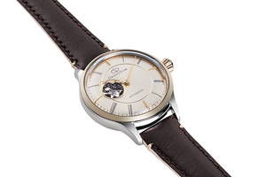 ORIENT STAR: Klassische mechanische Uhr, Lederarmband – 30,5 mm (RE-ND0010G)