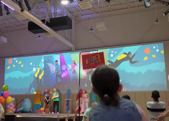 Epson laser projectors enhance engagement for children’s ministry and school activities at Prestonwood Baptist Church