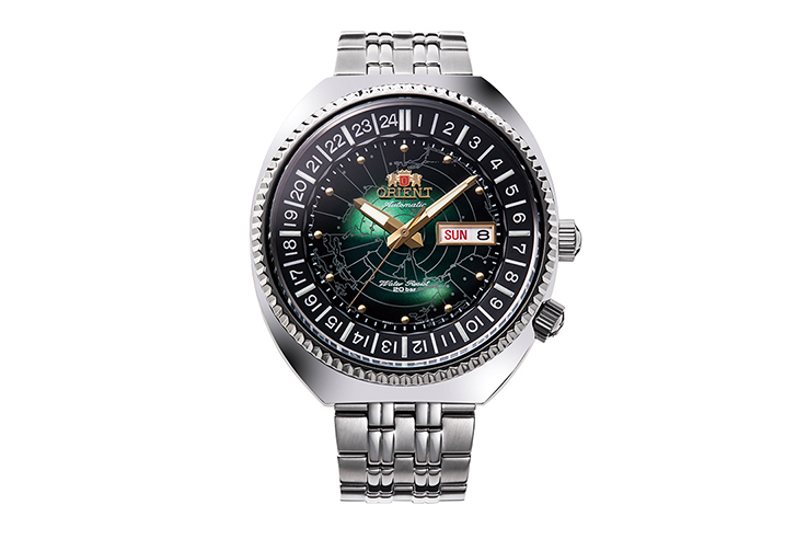 ORIENT: Ceas mecanic Revival, curea din metal – 43,5 mm (RA-AA0E02E)