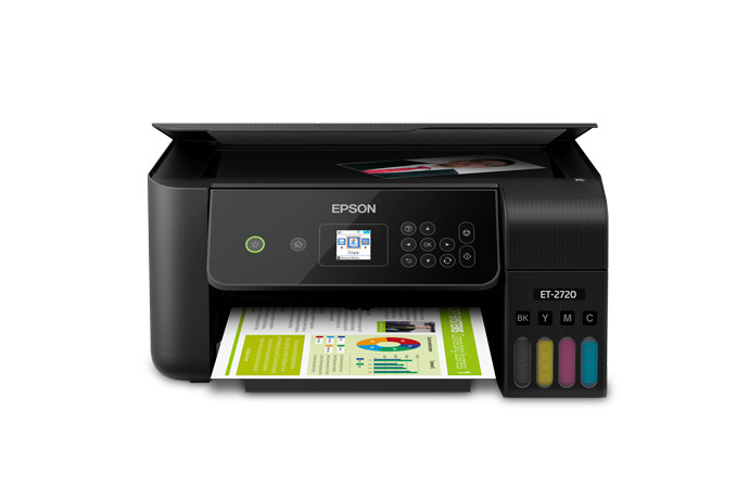  Epson EcoTank ET-2720 - Impresora multifuncional inalámbrica a  color con escáner y copiadora. : Productos de Oficina