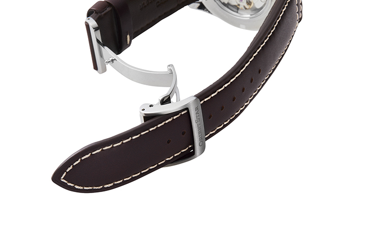 ORIENT STAR: Mechanical Sports Watch, Leather Strap - 41.0mm (RE-AU0204L)