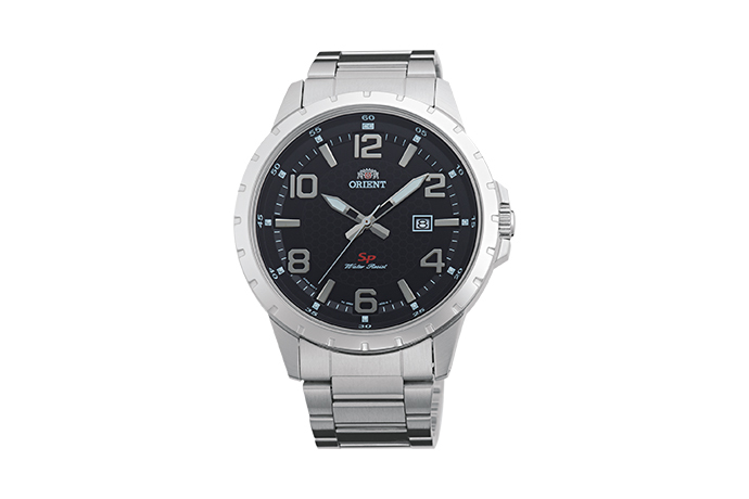 ORIENT: Quartz Sports Watch, Metal Strap - 43.9mm (UNG3001B)