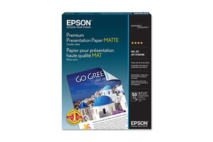 Premium Presentation Paper Matte, 8.5" x 11", 50 sheets