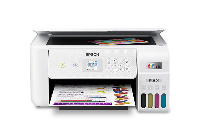 EcoTank ET-2800 Wireless Colour All-in-One Cartridge-Free Supertank Printer with Scan and Copy