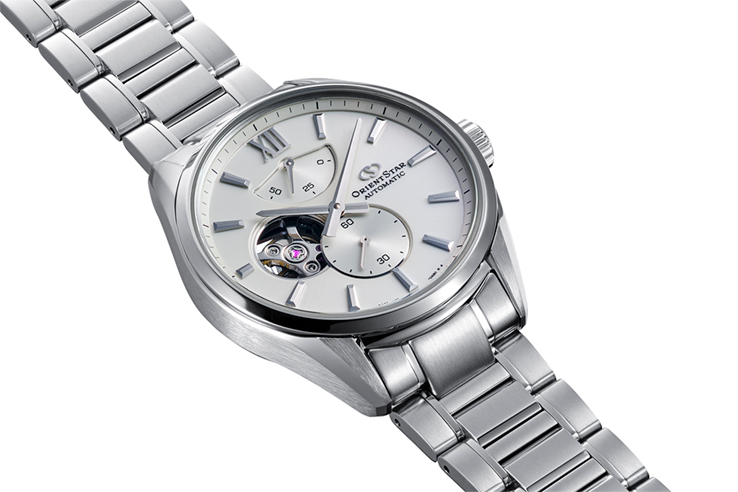 ORIENT STAR: Mechanical Contemporary M34 Watch, Metal Strap - 40.0mm (RE-BY0011S)
