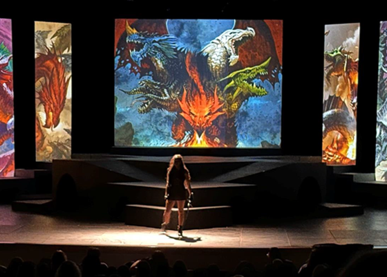 Livonia Public Schools utilized Epson PowerLite displays to enhance the set design for its high school performing arts productions 
