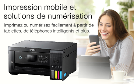 Impression mobile et solutions de numérisation. Imprimez ou numérisez facilement à partir de tablettes, de téléphones intelligents et plus. 