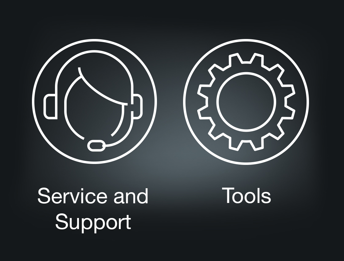 Service and Support | Tools