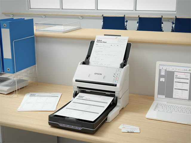 B11b261504 Epson Workforce Ds 530ii A4 Duplex Sheet Fed Document Scanner สแกนเนอร์เพื่องาน 3189