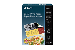 Papel blanco brillante Pro, 8.5" x 11", 500 hojas