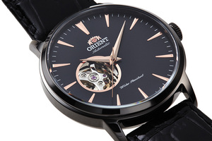 Orient: Mecánico Contemporary Reloj, Cuero Correa - 41.0mm (AG02001B)