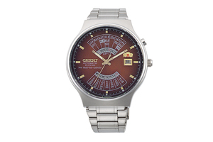 ORIENT: Mechanisch Modern Uhr, Metall Band - 43.0mm (EU00002P)