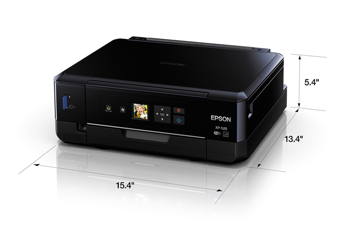 C11CE02201, Epson Expression Premium XP-520 Small-in-One All-in-One  Printer, Inkjet, Printers, For Home