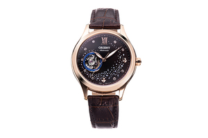 ORIENT: Mechanical Contemporary Watch, Leather Strap - 35.6mm (RA-AG0017Y)