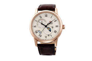 RA-AK0001S | ORIENT: Mechanical Classic Watch, Leather Strap 