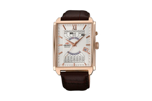 ORIENT: Mechanical Contemporary Watch, Leather Strap - 36.0mm (EUAG001W)