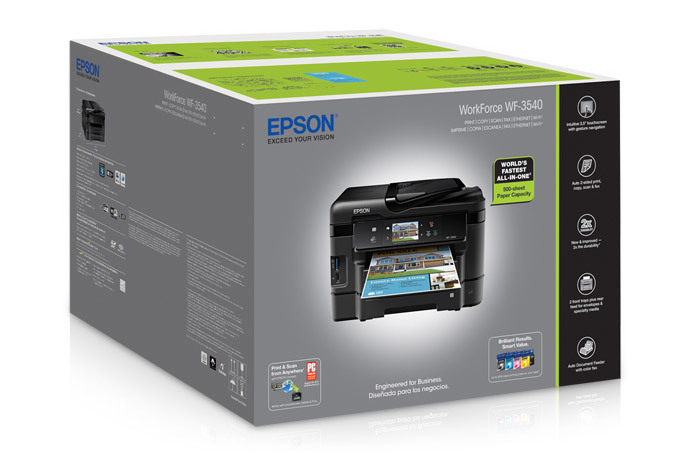 Epson Workforce Wf 3540 All In One Printer Products Epson Us 7376