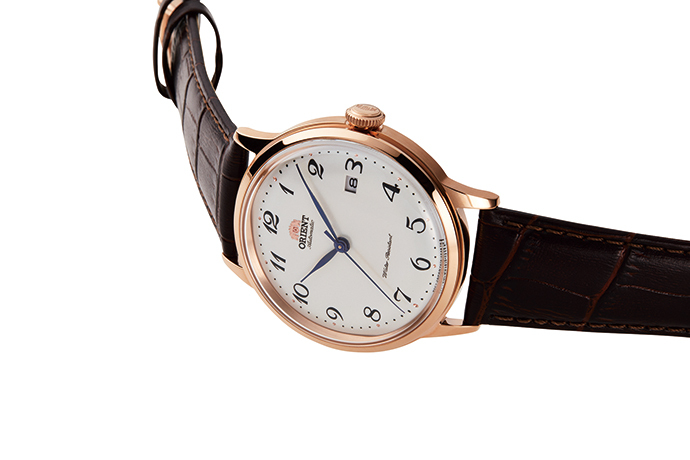 ORIENT: Mechanical Classic Watch, Leather Strap - 40.5mm (RA-AC0001S)