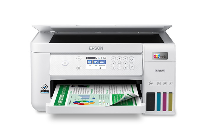 Epson EcoTank ET-3850 Wireless Multifunction Printer - White for sale  online