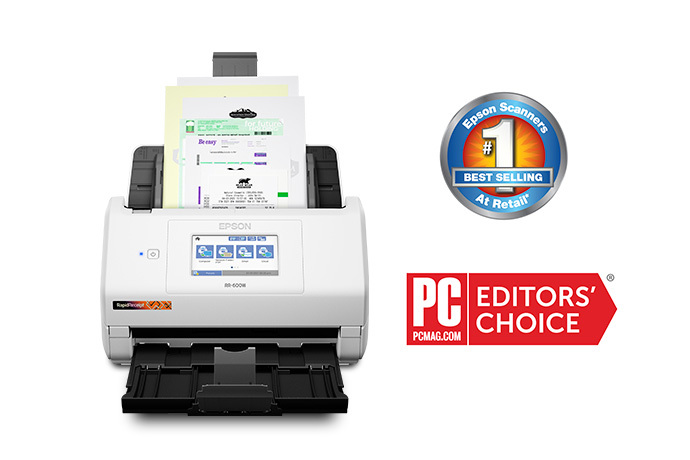 RapidReceipt<sup>&reg;</sup> RR-600W Wireless Receipt and Document Scanner