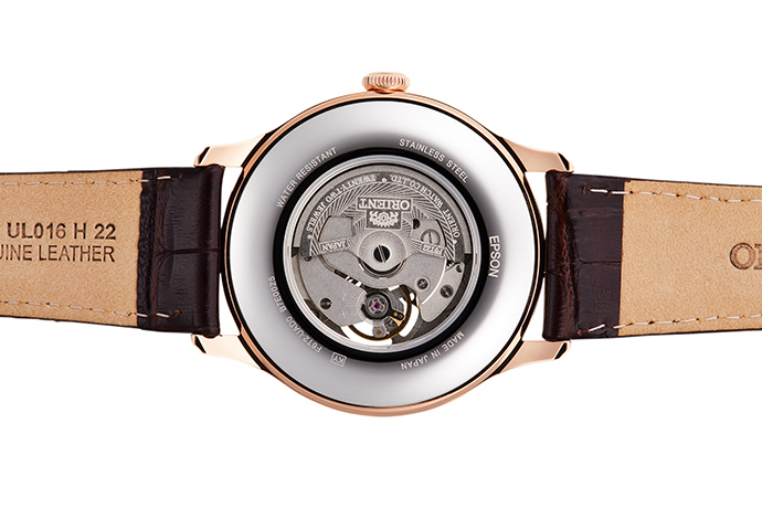 ORIENT: Mechanical Classic Watch, Leather Strap - 43.0mm (RA-AG0012S)
