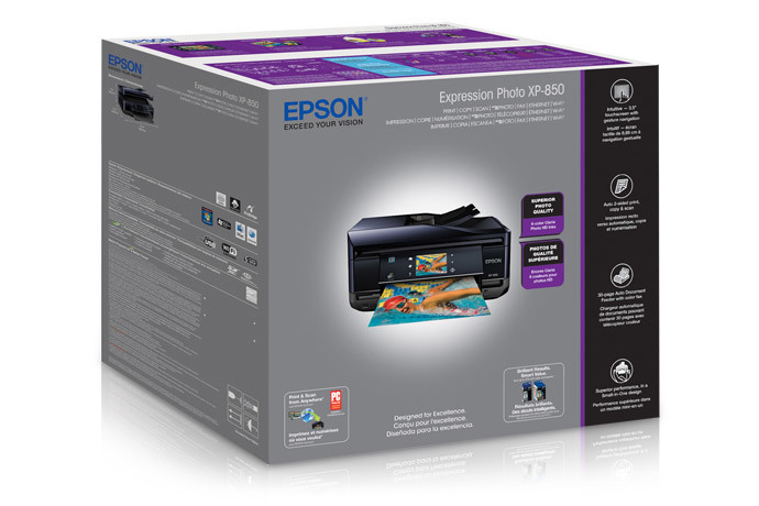 Epson Expression Photo XP-850 Small-in-One All-in-One Printer 