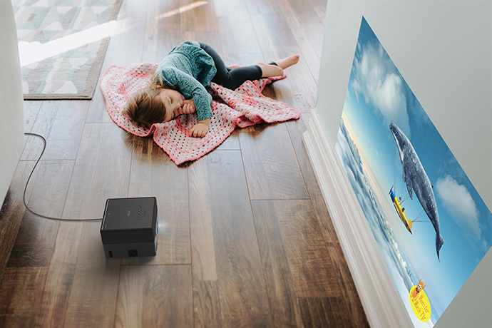 EpiqVision Mini EF12 Smart Streaming Laser Projector EpiqVision Mini EF12 Smart Streaming Laser Projector