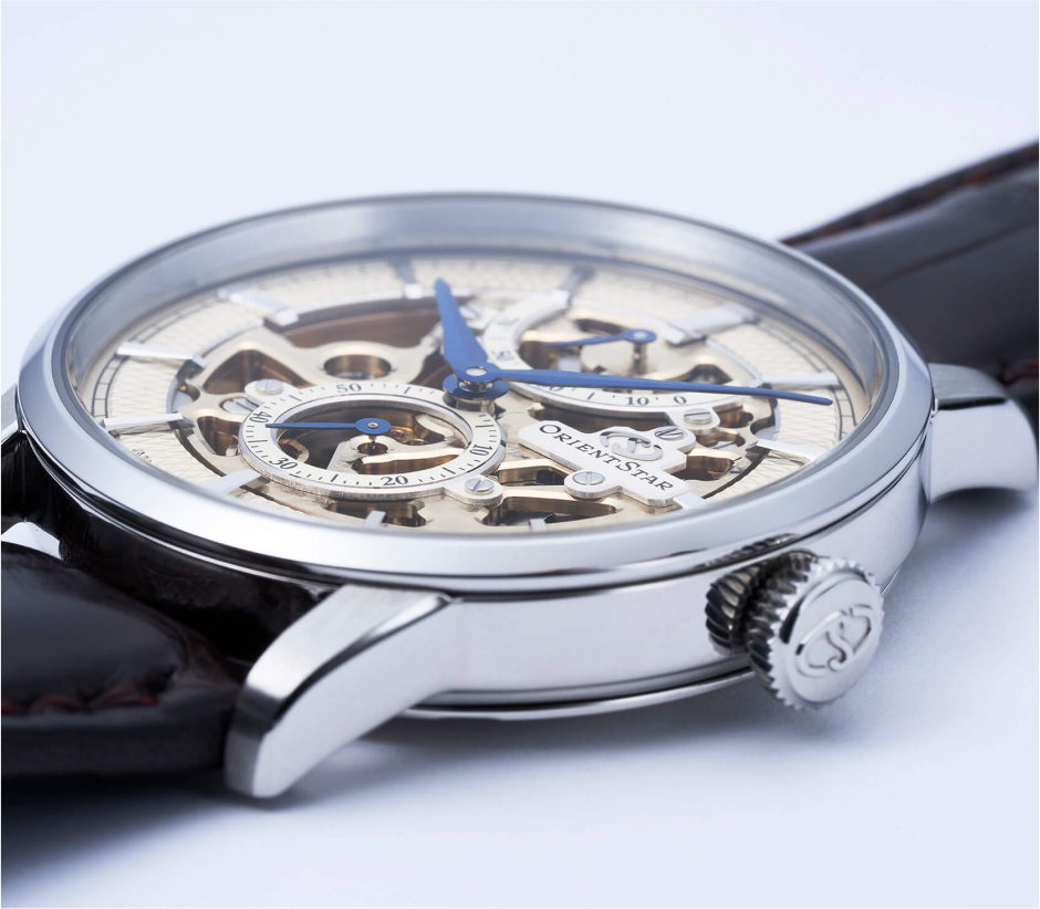 Orient discount skeleton watch