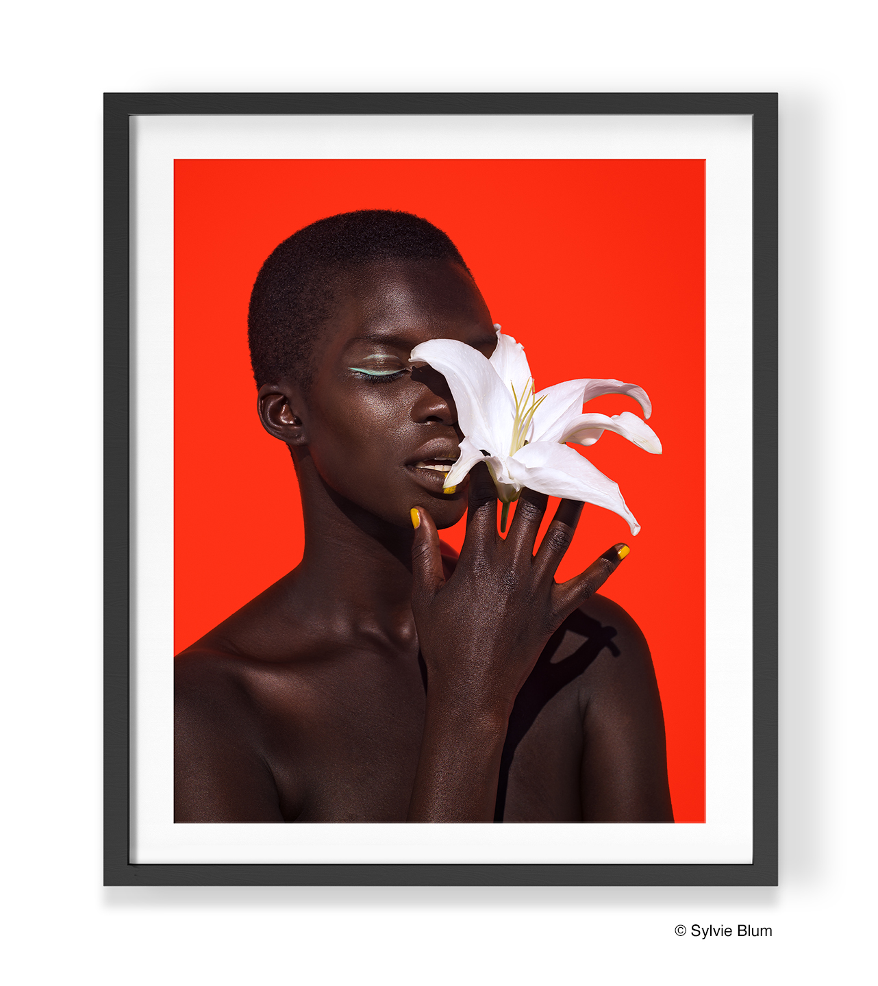 Framed print of photograph copyright Sylvie Blum.