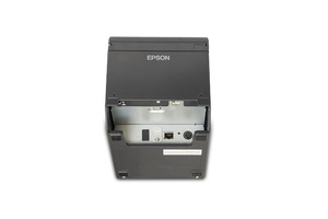 Epson C31CD52A9992 TM-T20II POS Thermal Receipt Printer USBEthernet Power Supply CAT5 Cable Dark Gray