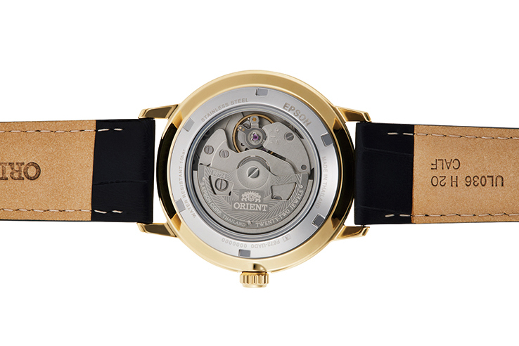 ORIENT: Mechanical Contemporary Watch, Leather Strap - 40.0mm (RA-AC0E03S)