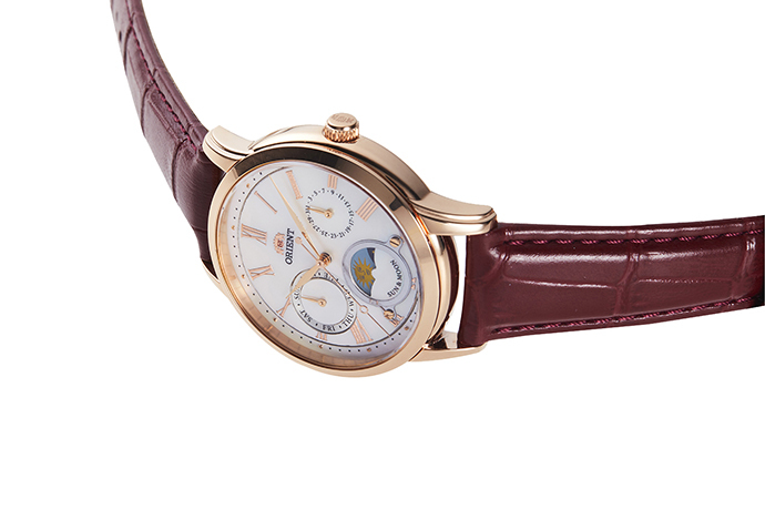 ORIENT: Kwarcowy Klasyczny Zegarki, Skórzany Pasek - 34.8mm (RA-KA0001A)