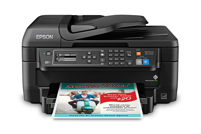 C11CF76201 | Epson WorkForce WF-2750 All-in-One Printer | Inkjet | Printers | For Work | US