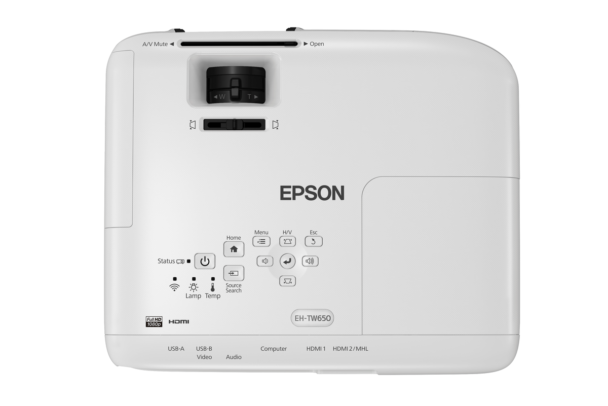 Epson Home Theatre TW650 1080p 3LCD Projector Projectors For Home