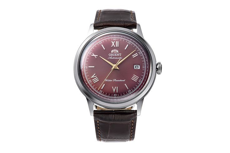 ORIENT: Mechanical Classic Watch, Leather Strap - 40.5mm (RA-AC0026R)