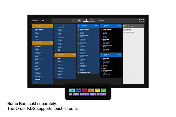 Epson TrueOrder Kitchen Display System (KDS)