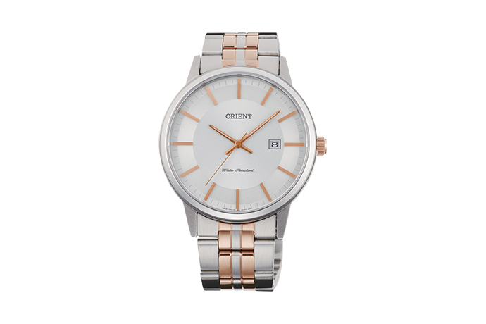 ORIENT: Quartz Contemporary Watch, Metal Strap - 40.0mm (UNG8001W)