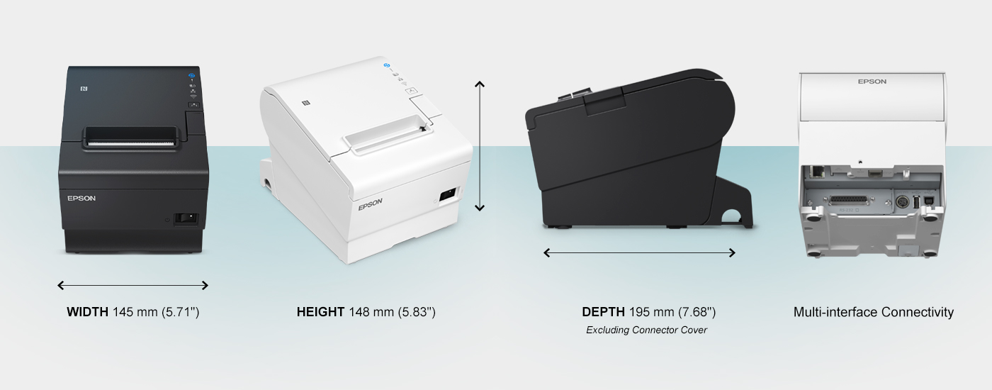 C31CJ57131 Epson TM-T88VII - Stampante termica diretta per ricevute