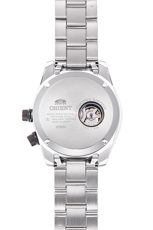 ORIENT: Zegarek mechaniczny Revival, metalowy pasek — 42.3 mm (RA-AR0303G) Limitowana edycja