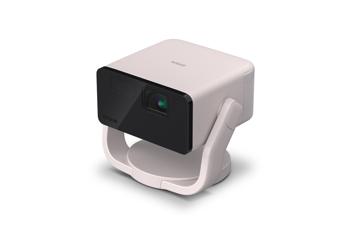 Epson EpiqVision Mini EF22 Portable Smart Laser Projector – Quartz Rose