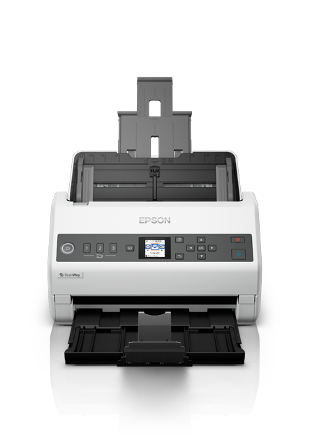 Escáner Epson Ds-730n De Mesa Adf Doble Cara Red Y Usb 2.0 Color Blanco